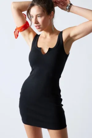 Ribbed Tank Mini Dress