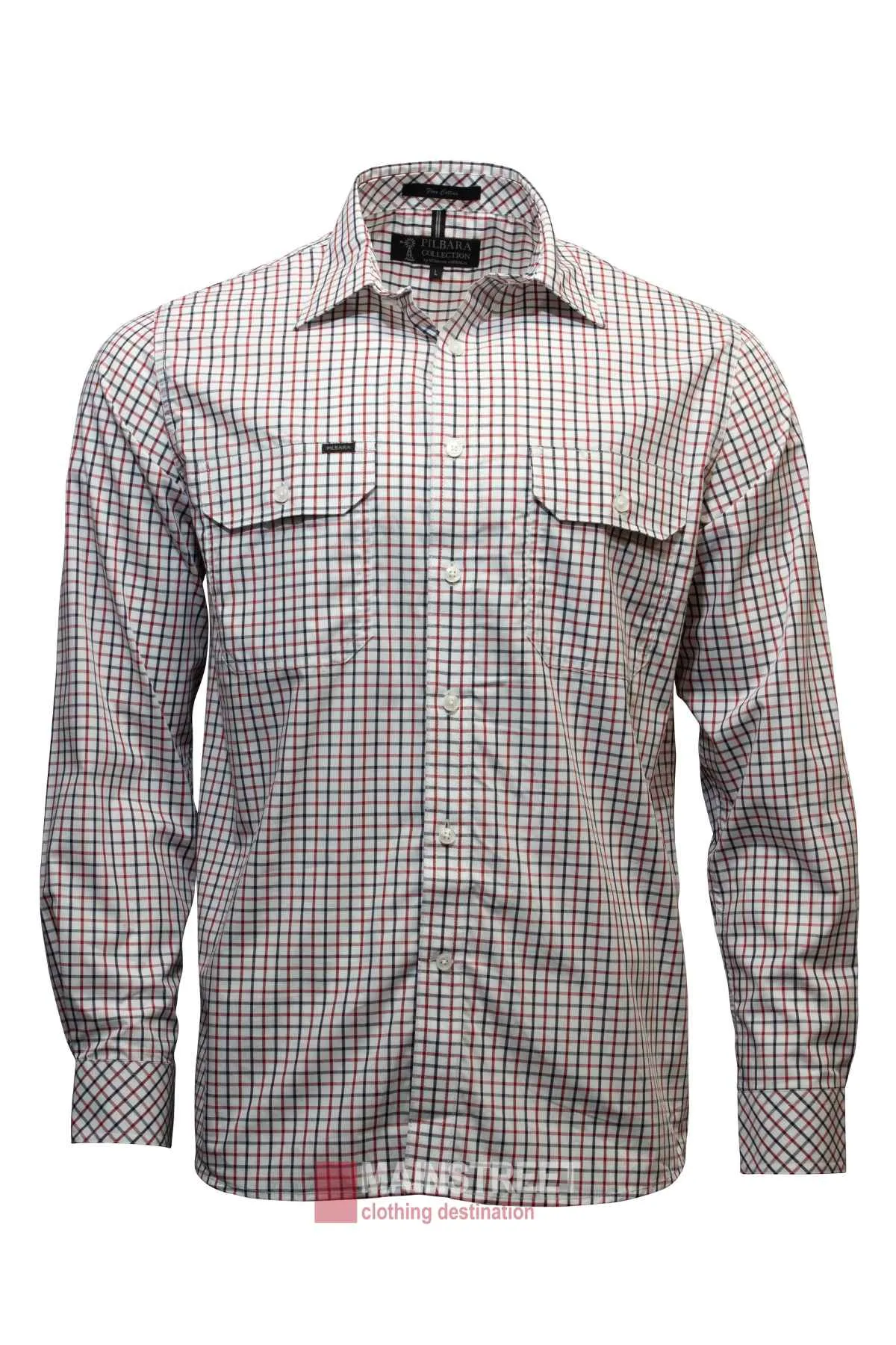 Ritemate Pilbara Check Double Pocket Shirt