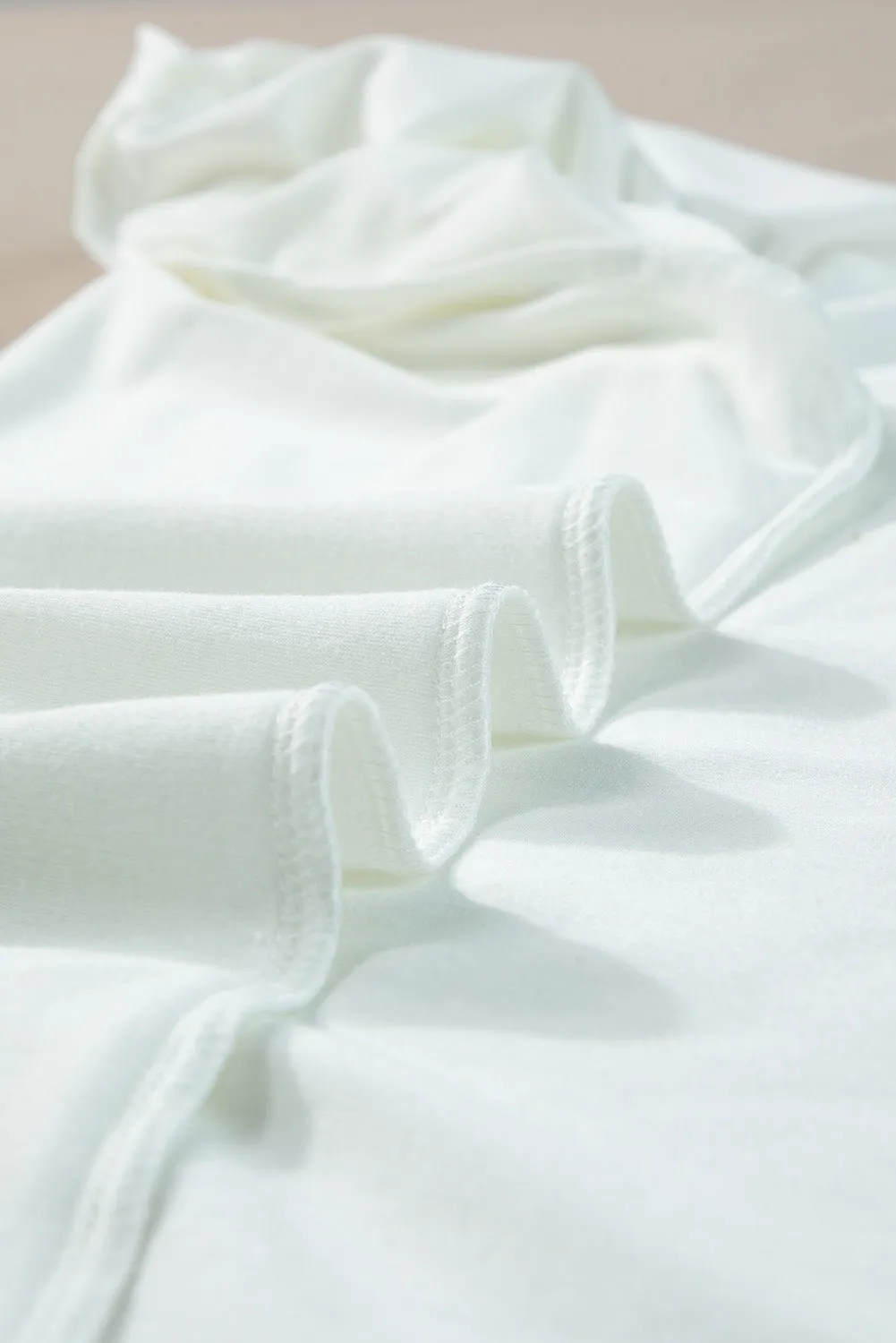 Rolled Sleeve Plus Size T-shirt