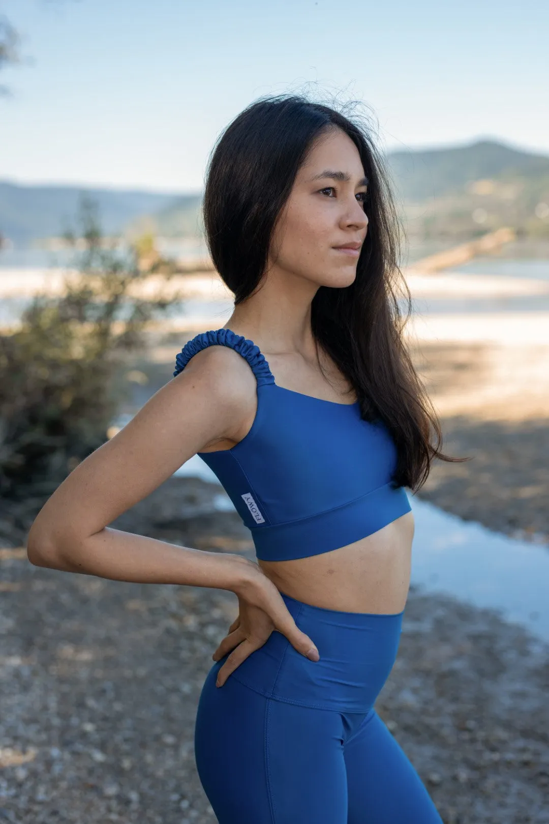 Rosa Ruffle Strap Crop Top