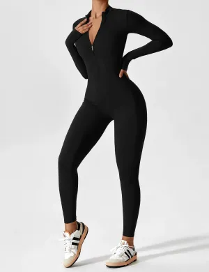 Roxanne Eternal Goddess Seamless Long-Sleeve Yoga Jumpsuit
