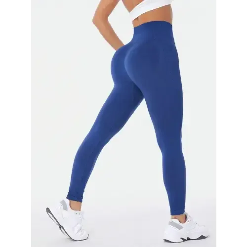 Royal Blues Phone Pocket High Waist Gym Leggings