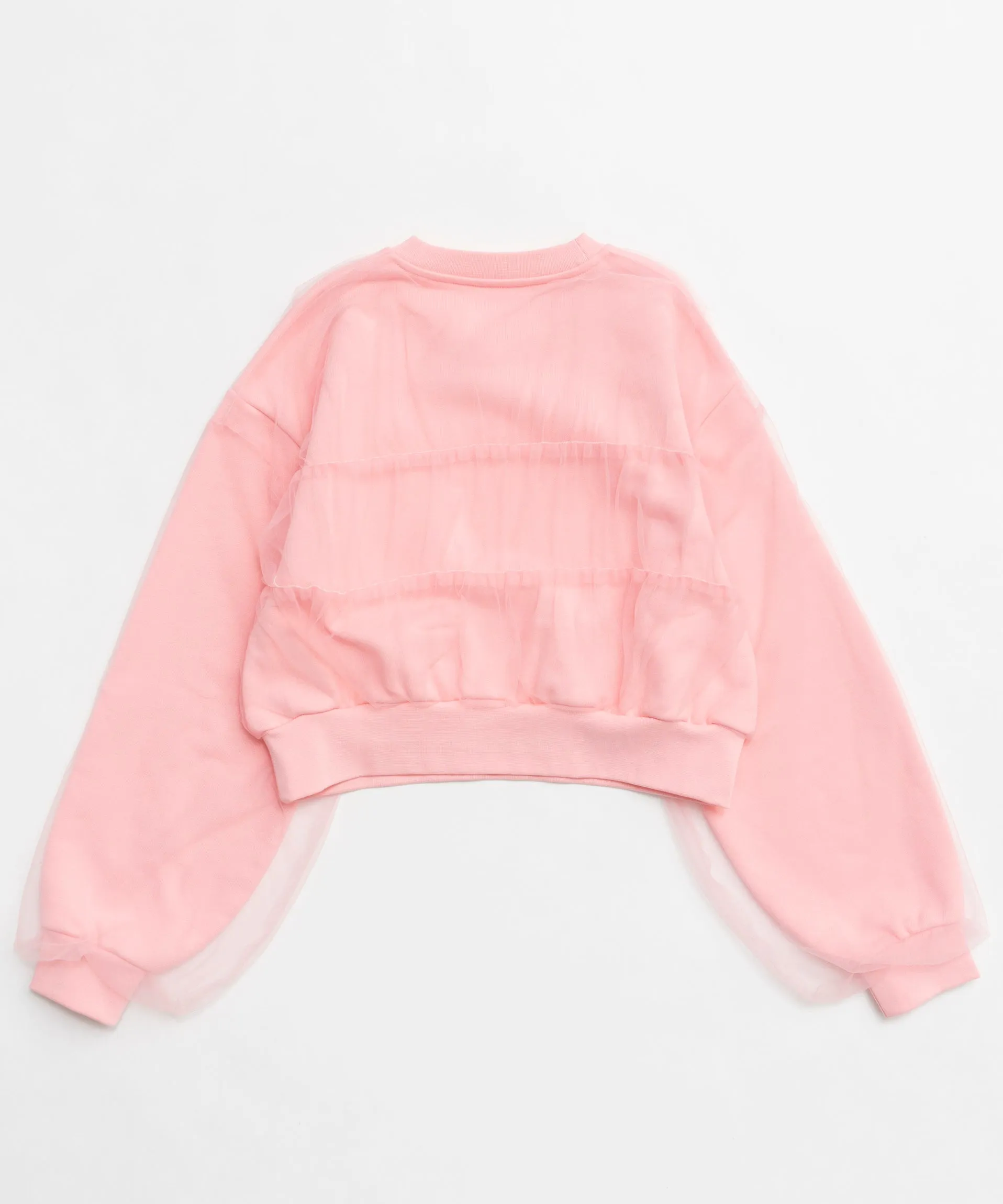 【SALE】Tulle Layered Sweatshirt