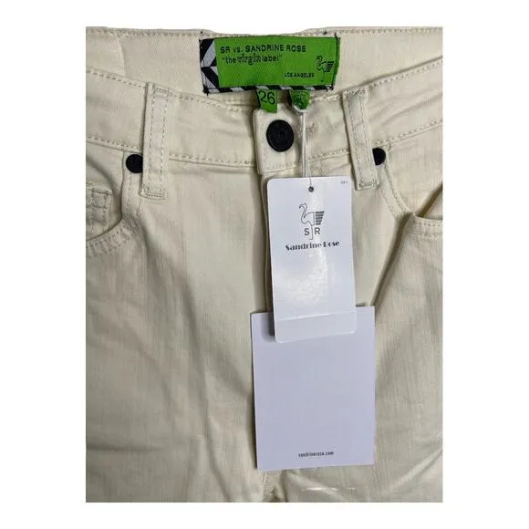 Sandrine Rose The Virgin Label Stretch Skinny Jeans High Rise Stretch Alps Sz 26