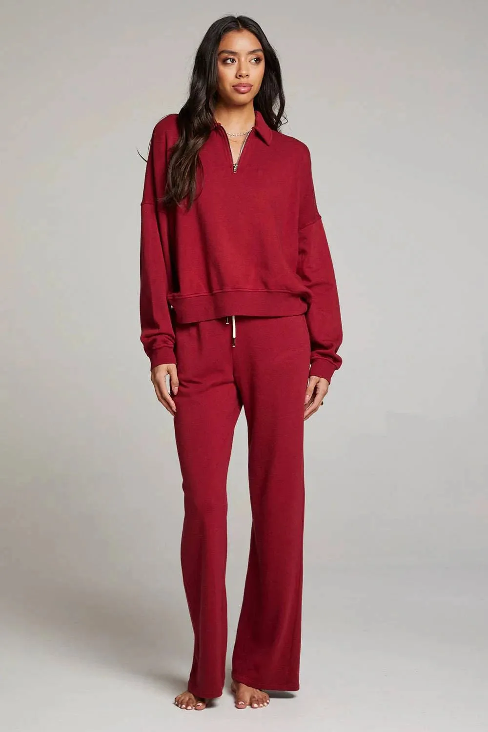 Sandy Trousers by Chaser | Blood Red