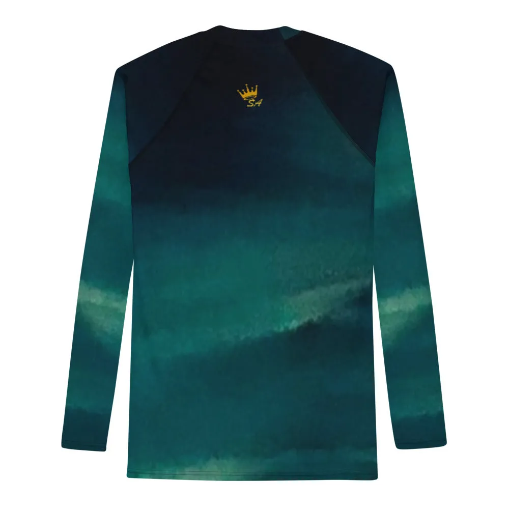 Sea Green Men's Rash Guard