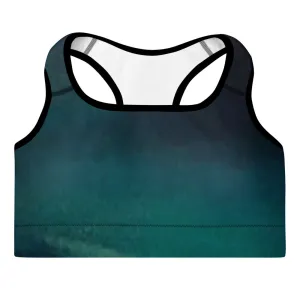 Sea Green Padded Sports Bra