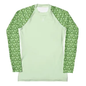 Seafoam Rose Women's Rash Guard