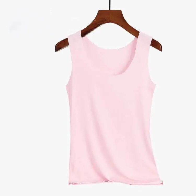 Seamless Silk Undershirt Vest