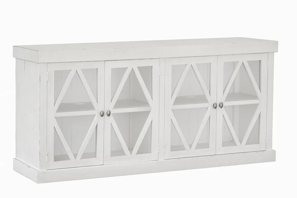 Shabby Chic 4 Door Sideboard
