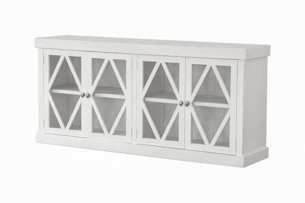 Shabby Chic 4 Door Sideboard