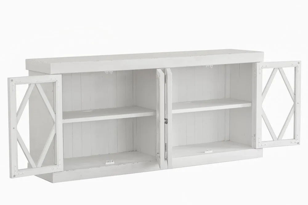 Shabby Chic 4 Door Sideboard