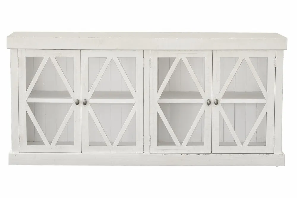 Shabby Chic 4 Door Sideboard