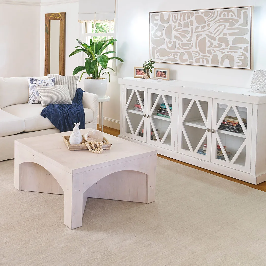 Shabby Chic 4 Door Sideboard