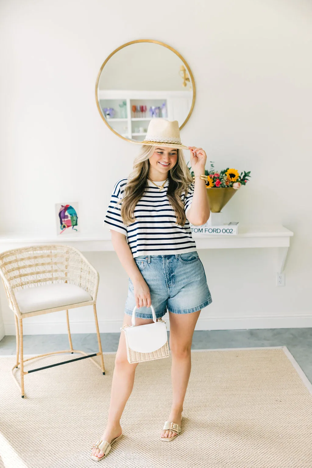 She's Loving It Stripe Top