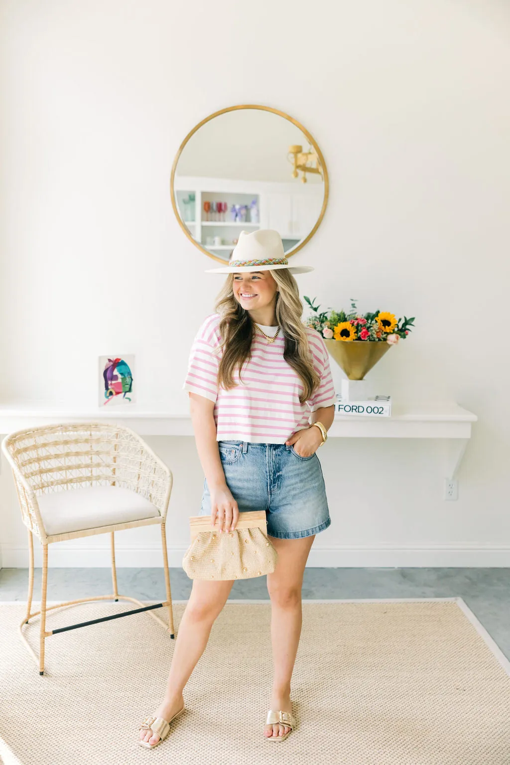 She's Loving It Stripe Top
