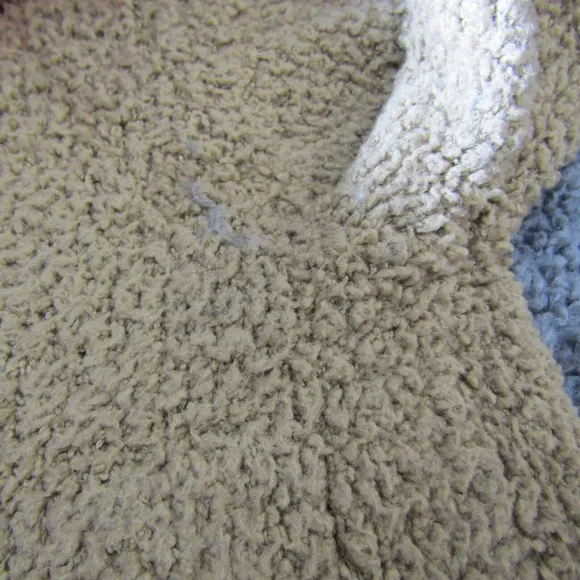 Skims Pullover Womens 4X/5X Camel Cozy Knit Sherpa Fuzzy Casual Preppy