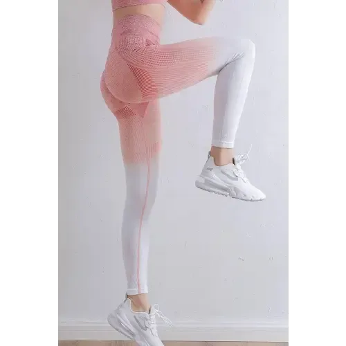 Sleek Gradient Ombre High Waist Sports Leggings