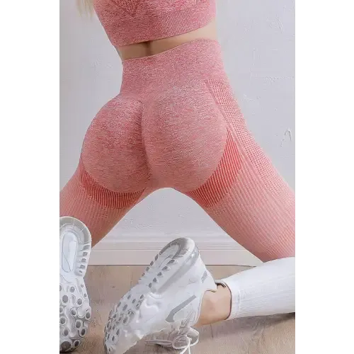Sleek Gradient Ombre High Waist Sports Leggings