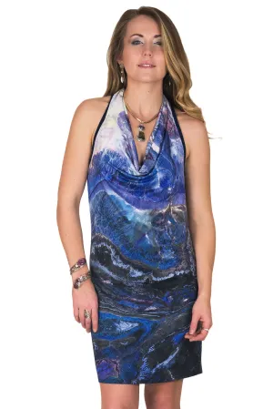 Sleeveless Cowl Neck Dress-Google Earth Clothing-Atlas Mountains