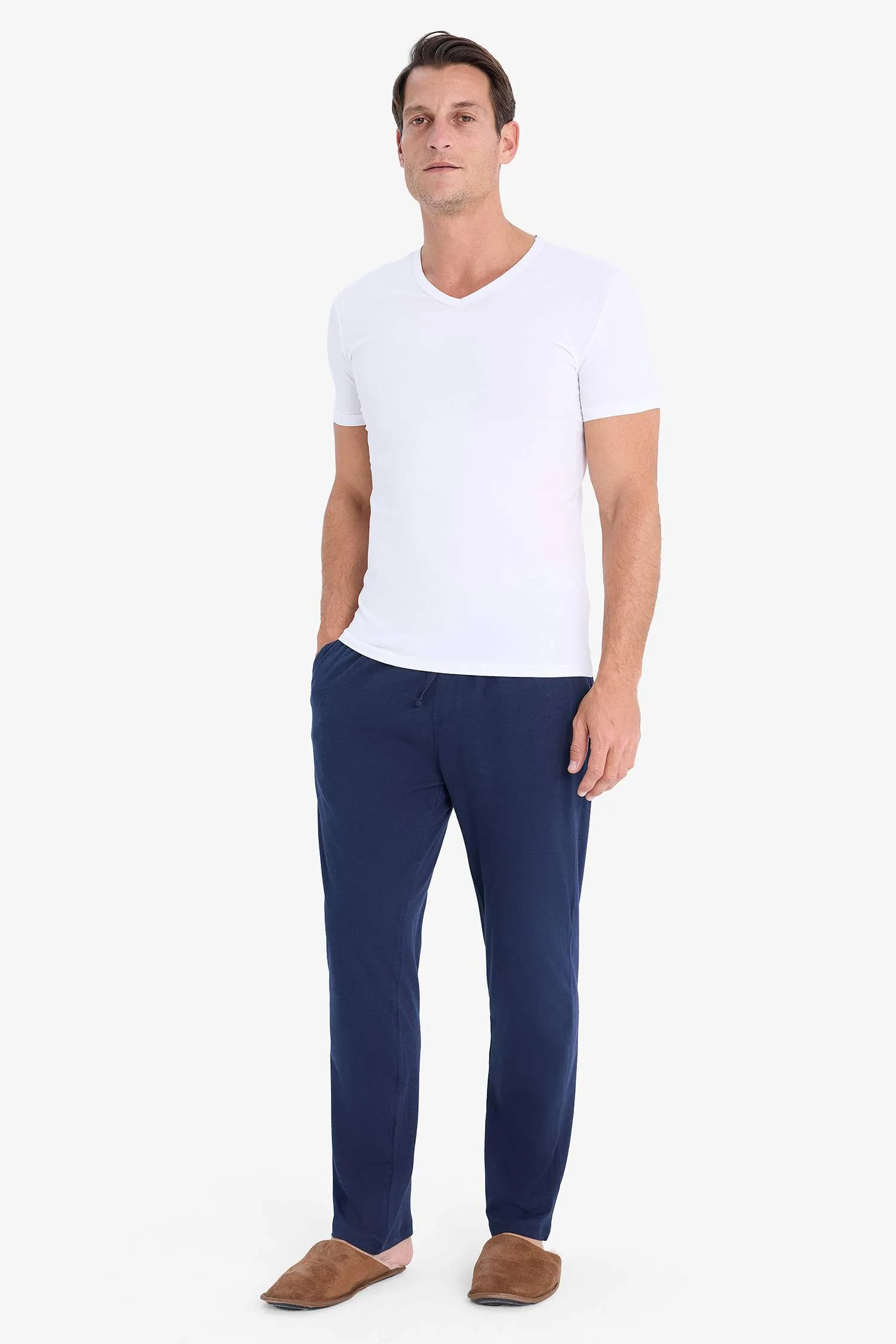 Slim Fit Short Sleeve Knitted Tops