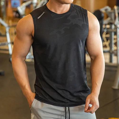Smooth Camo Sleeveless Shirt