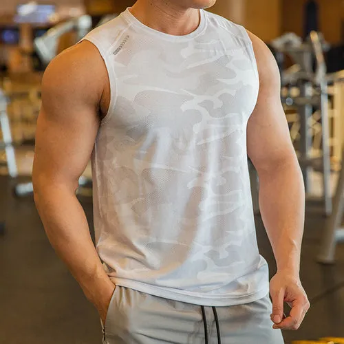 Smooth Camo Sleeveless Shirt