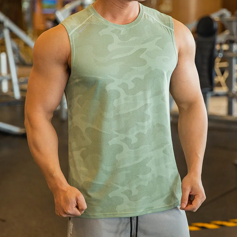 Smooth Camo Sleeveless Shirt