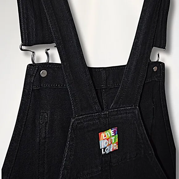 Sonoma Community Adult Unisex Short Overalls–Casual Denim Summer Outfit–Size S