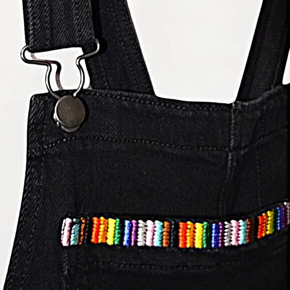 Sonoma Community Adult Unisex Short Overalls–Casual Denim Summer Outfit–Size S