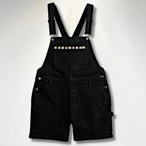 Sonoma Community Adult Unisex Short Overalls–Casual Denim Summer Outfit–Size S