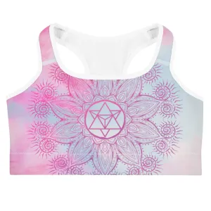 Soul Star Chakra Sports Bra by Goddess Swag