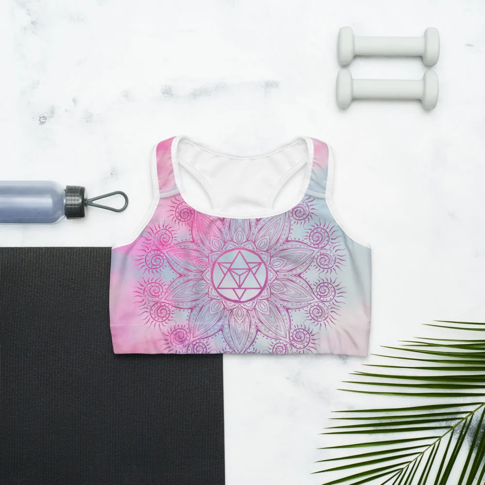 Soul Star Chakra Sports Bra by Goddess Swag