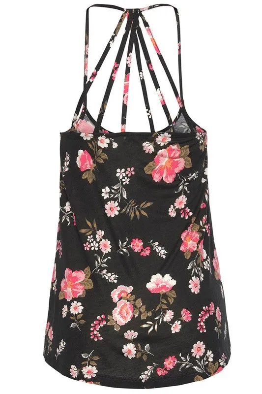 Spaghetti Strap Fit Casual Sleeveless Tops