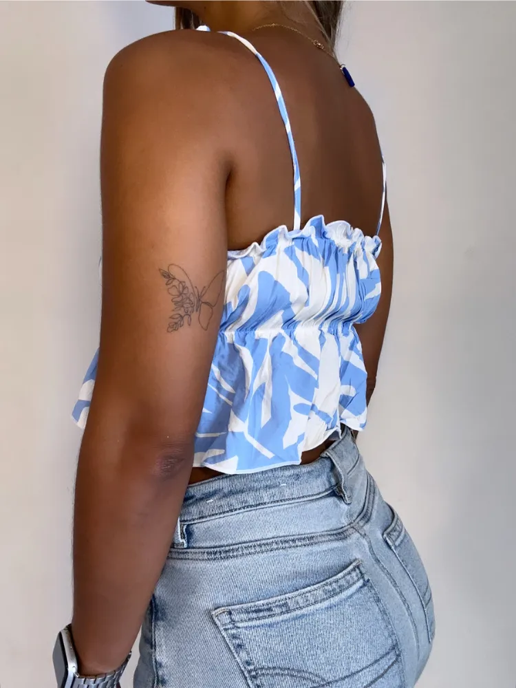Spaghetti Straps Crop Top