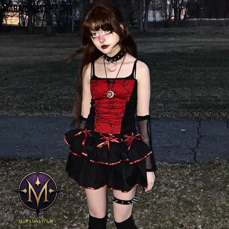 Spider webTank Tops  Kawaii Tank Tops Gothic Tank Tops Punk Tank Tops Dark Tops Street Tank Tops aesthetic Tank Tops y2k  Tops