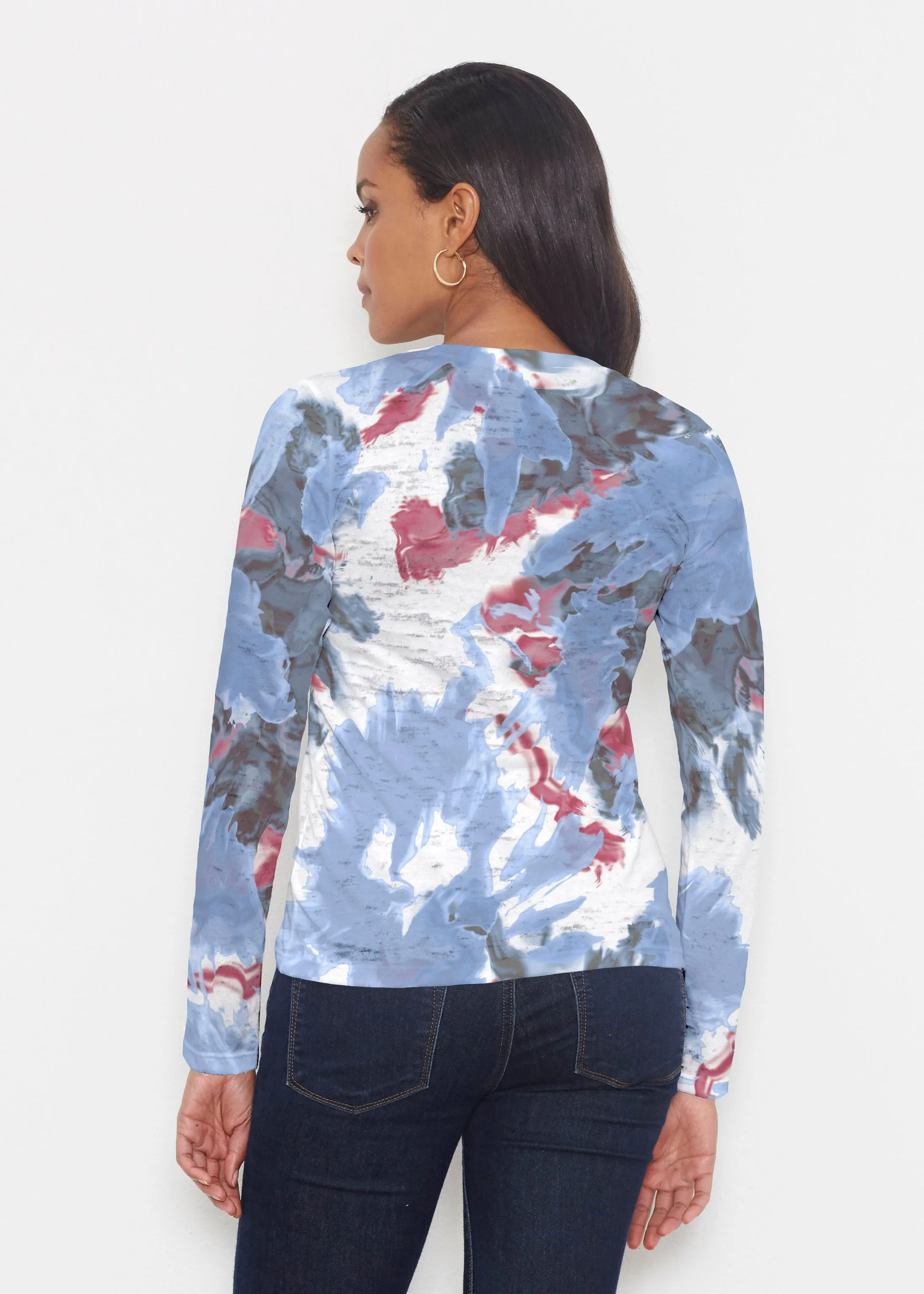 Splatter (25066) ~ Signature Long Sleeve Crew Shirt