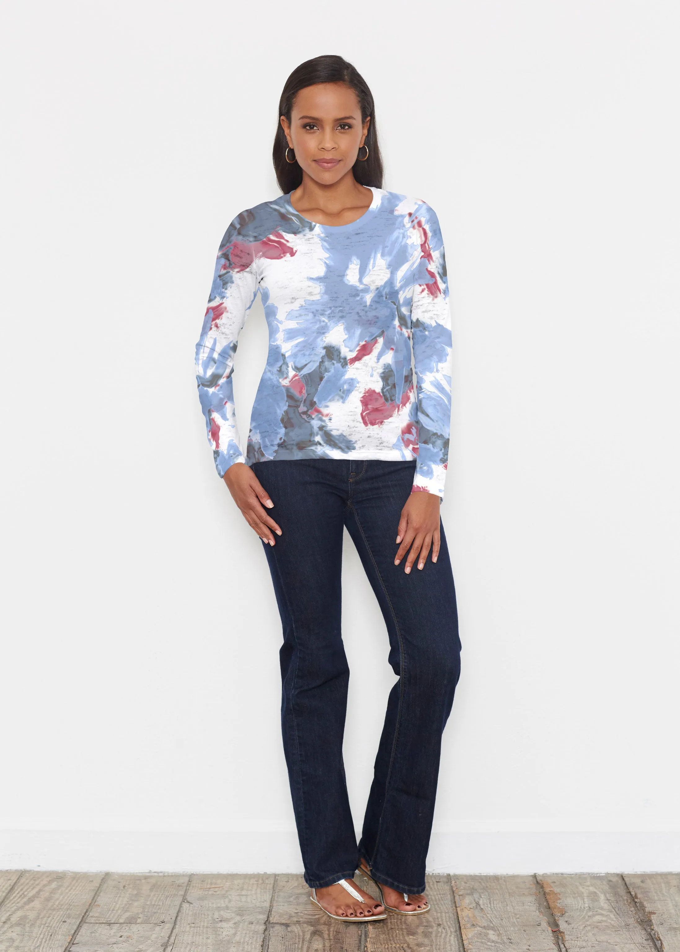 Splatter (25066) ~ Signature Long Sleeve Crew Shirt