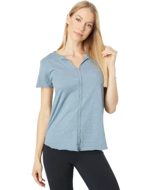Split Neck Slim Tee