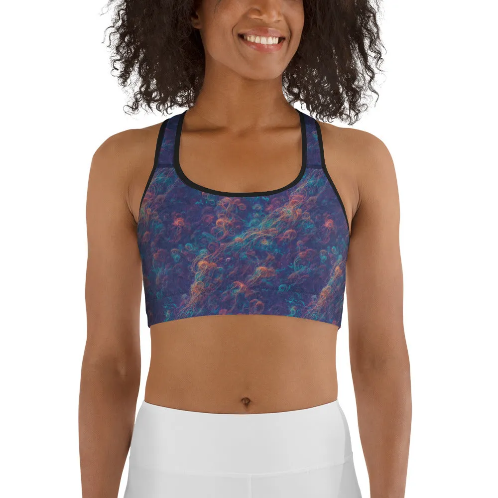 Sports bra - Galactic Tangle