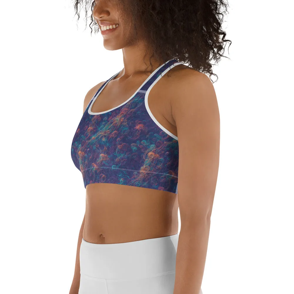 Sports bra - Galactic Tangle