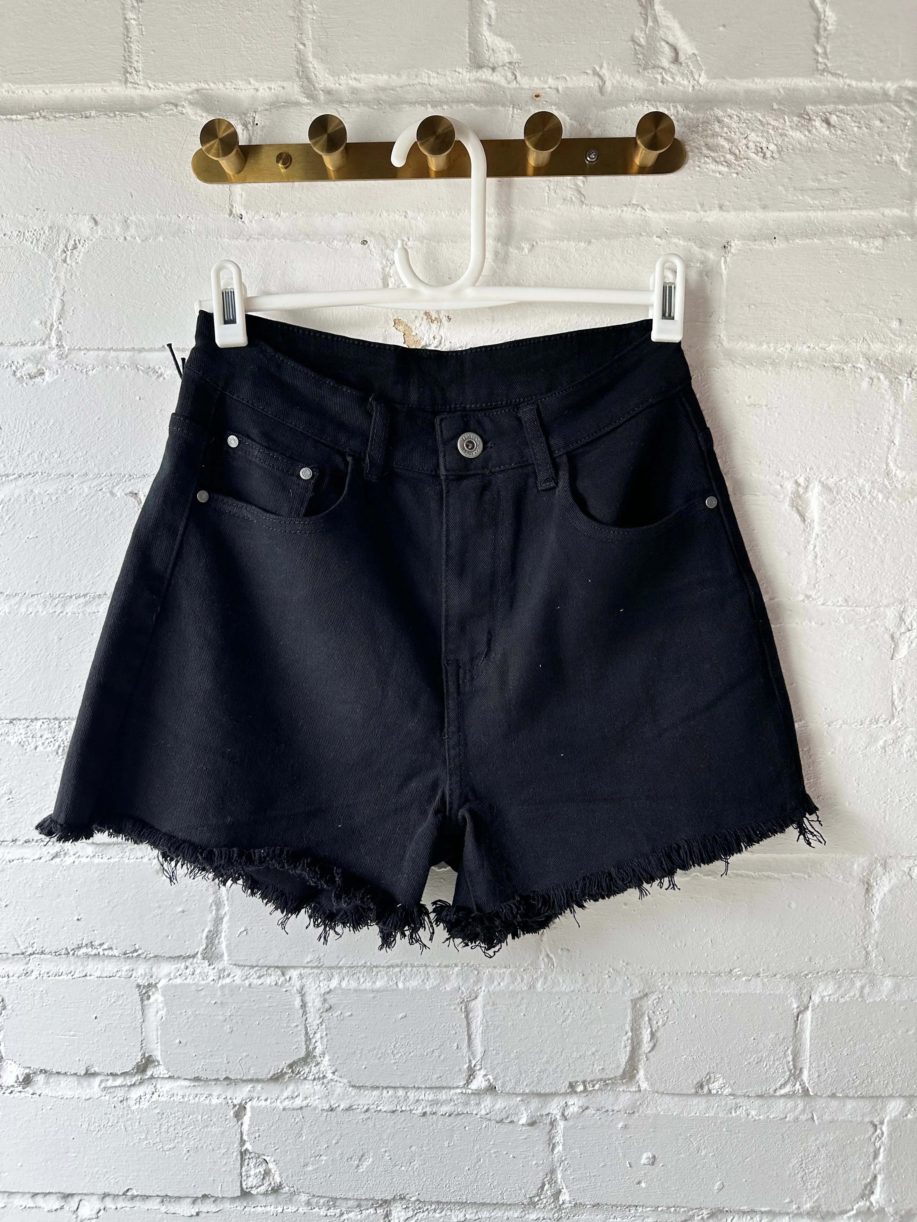 Stone Cut Off Denim Shorts