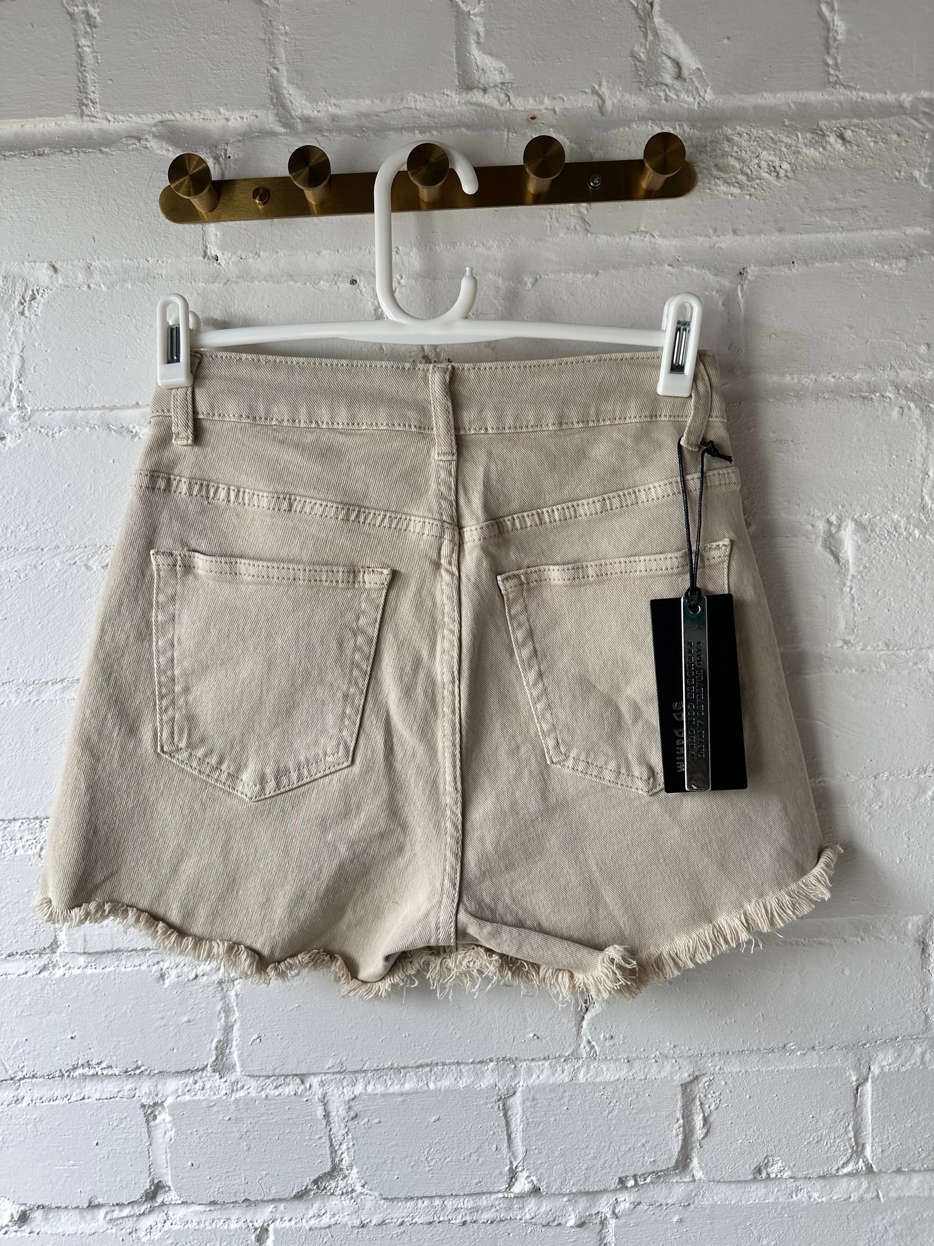 Stone Cut Off Denim Shorts