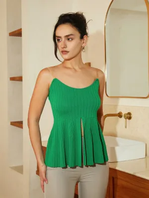 Strappy Top With Slit
