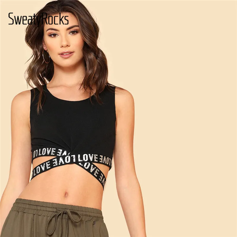 Summer Athleisure Stretchy Active Wear Tank