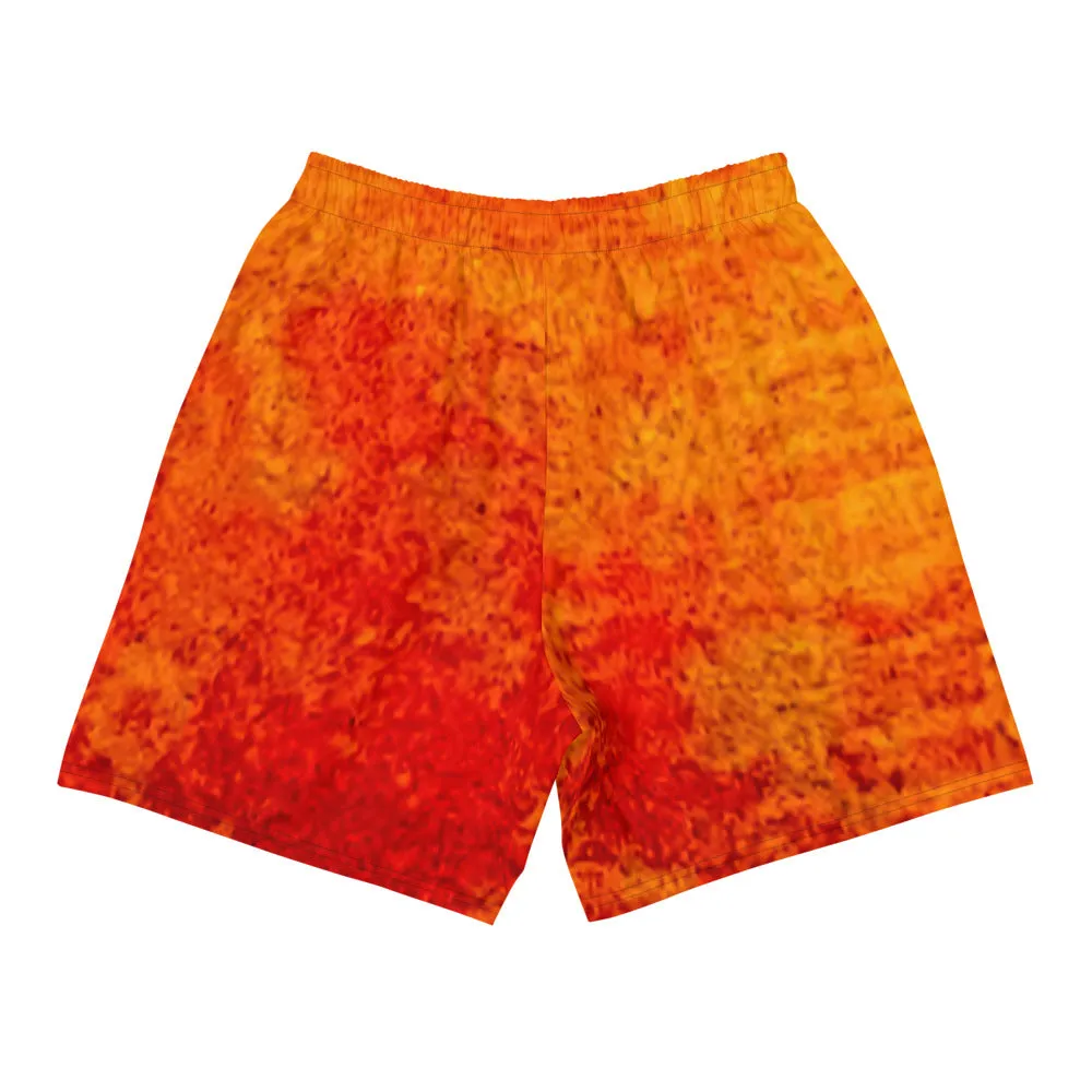 Summer Fire Men's Athletic Long Shorts