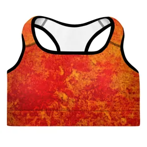 Summer Fire Padded Sports Bra