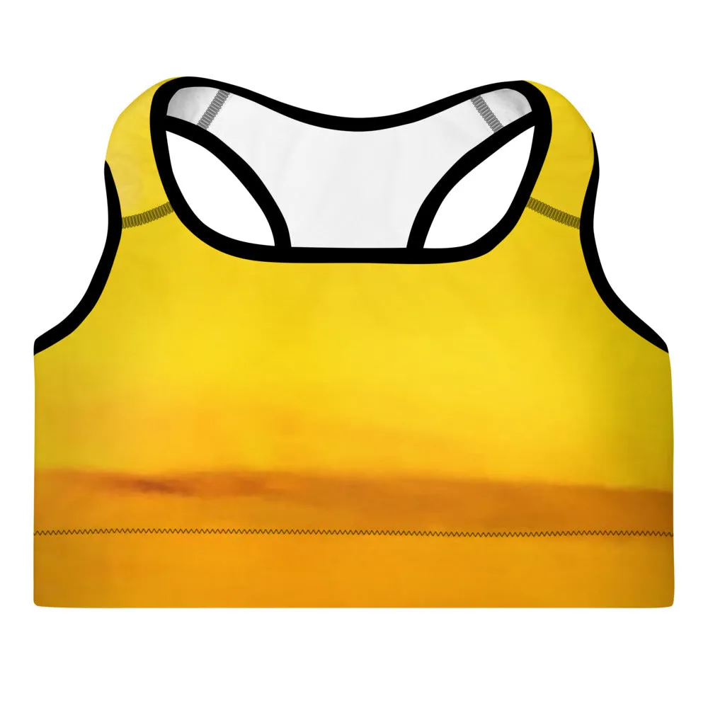 Sunburst Padded Sports Bra