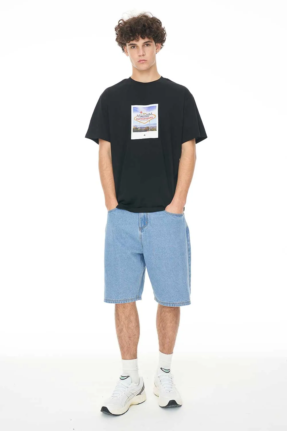SUP TEE 190/HUFFERVEGAS - BLACK