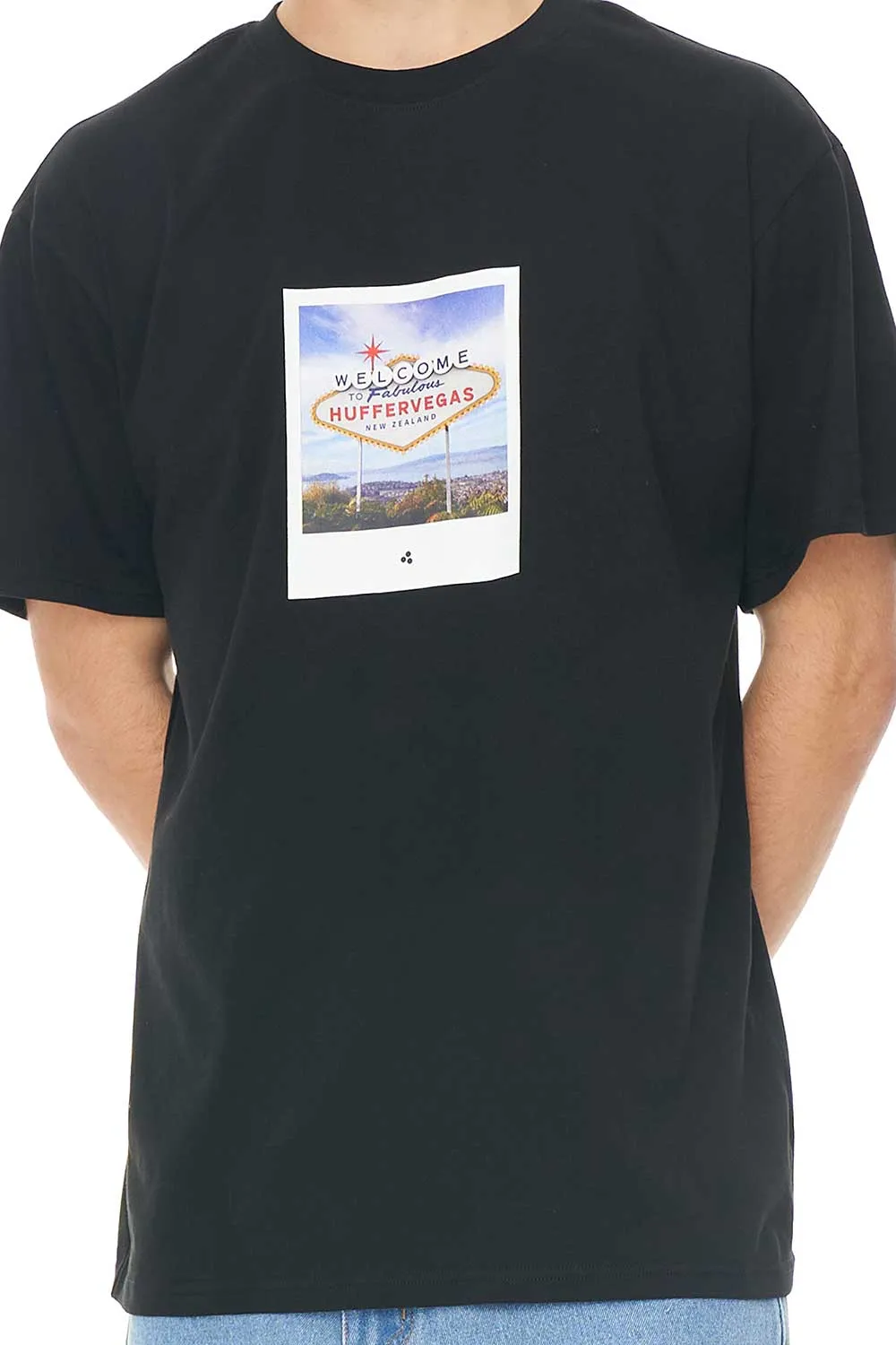 SUP TEE 190/HUFFERVEGAS - BLACK
